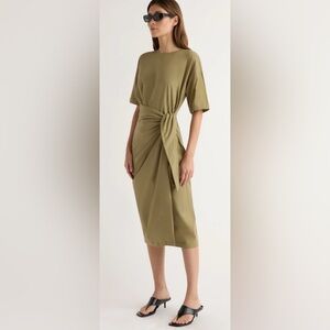 Modern Citizen Olive Long Sleeve Dress